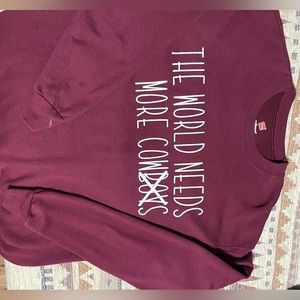 The world needs more cows. Size medium. Hanes crew neck